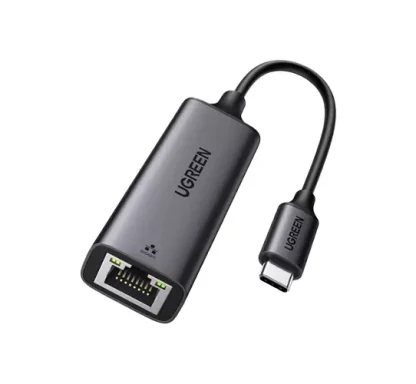 Green USB-C to Ethernet Adapter